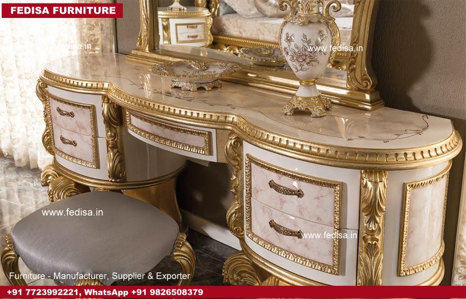 Antique Dressing Table, Purple Vanity Set Makeup Vanity Dressing Table