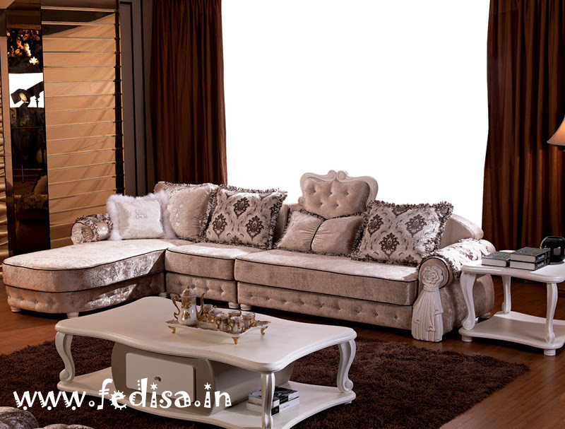 Classical Luxury l shape sofa, modern sofa sectional 7 seater corner sofa