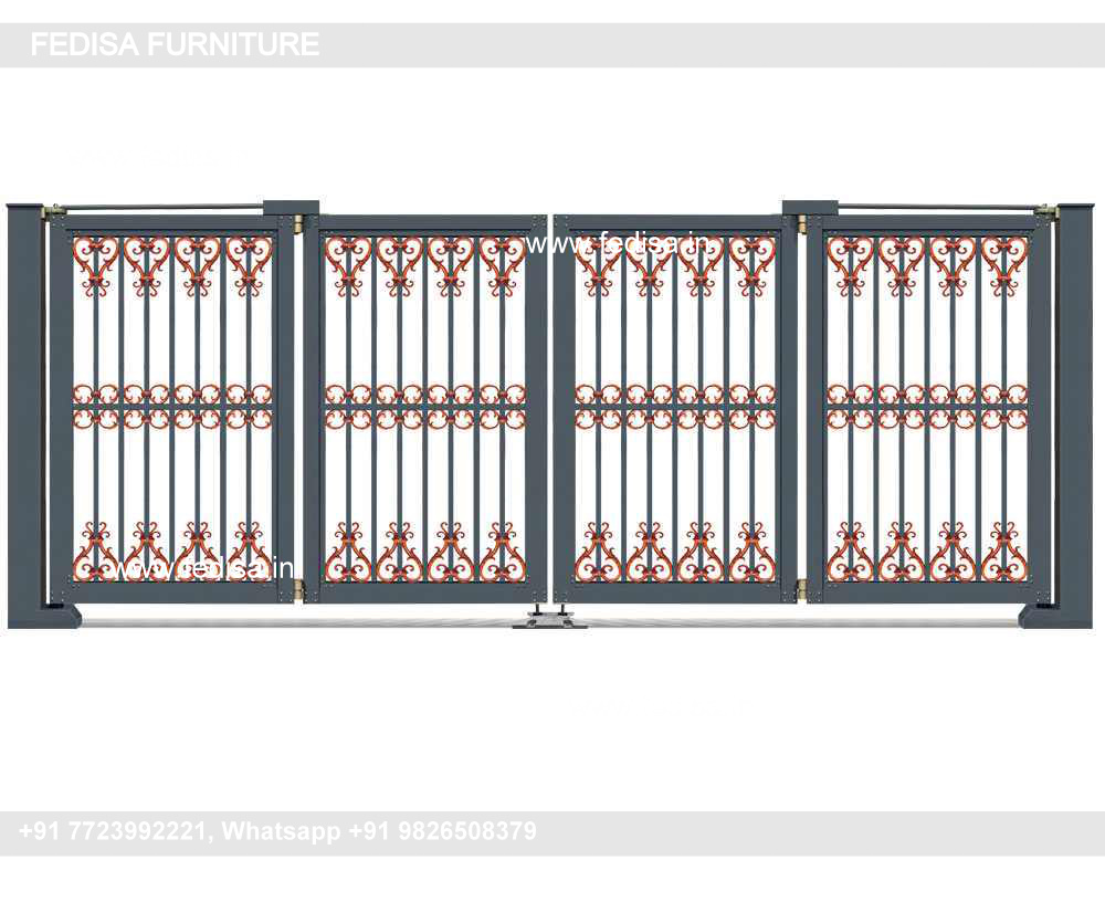 Compound Wall Gate Design Modern Iron Fence Flat Entrance Gate Design Plai Gate Design Iron Gate