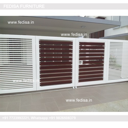 Double Door Grill Gate Design For Main Door Modern Iron Fence Designs
