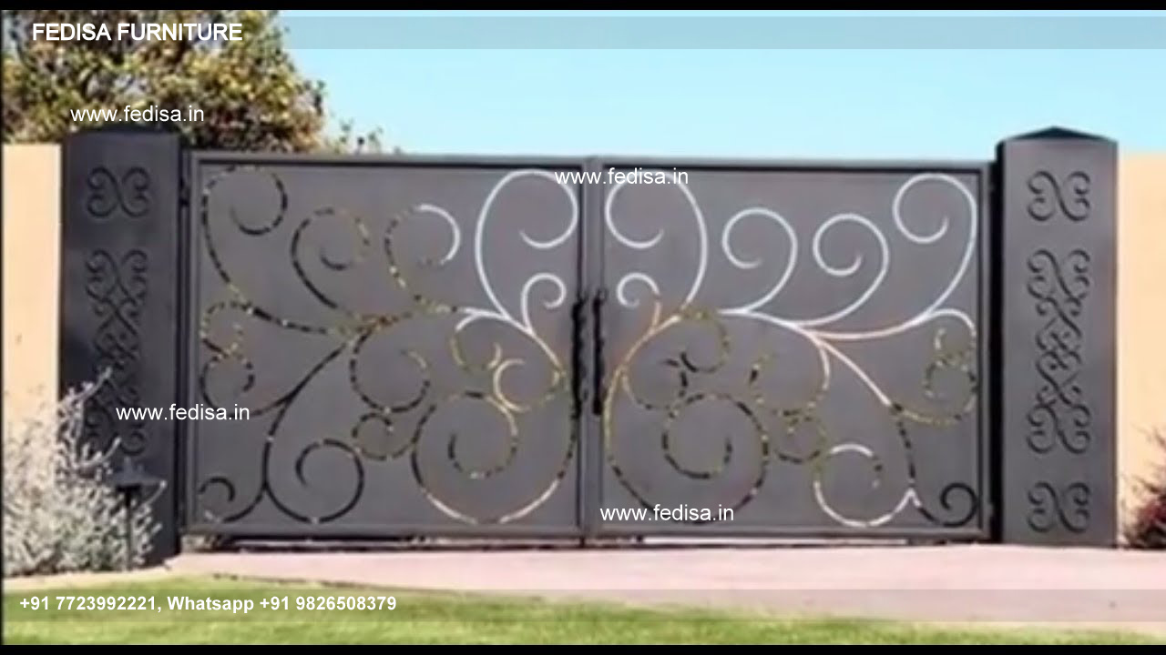 Front Gate Designs For Houses Modern House With Gate Ghar Gate Design