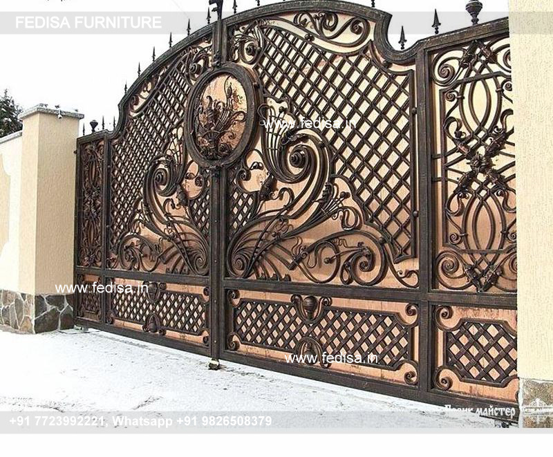 Front Gate Designs For Houses Modern Iron Fence Designs Gate Lock
