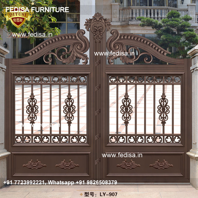 Gate Colour Design Modern Iron Fence Front Door Gate Design Plai Gate