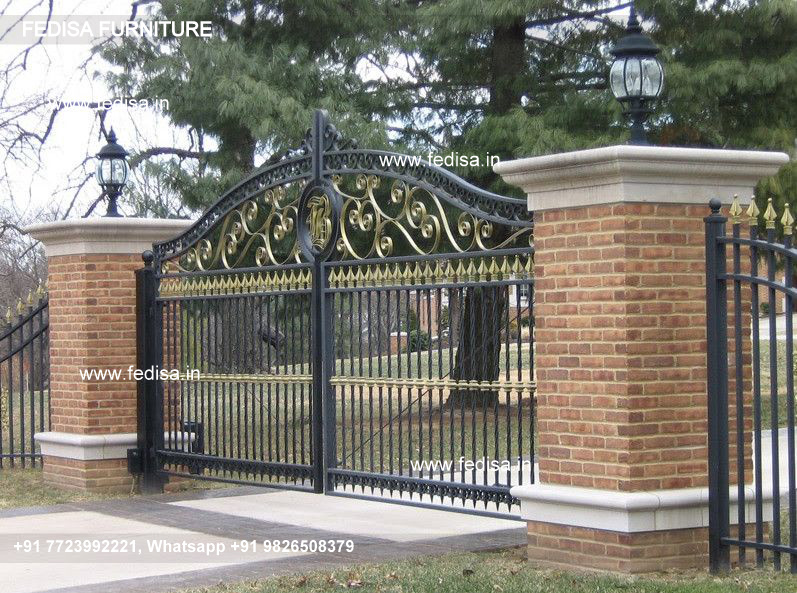 Iron Gate Design Steel Plate Gate Design Lakdi Gate Design Steel Ke