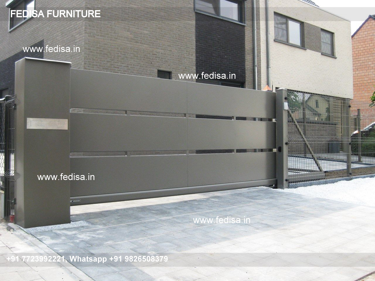 Lohe Ka Gate Pipe Wala Steel Plate Gate Design Ss Steel Window Grill