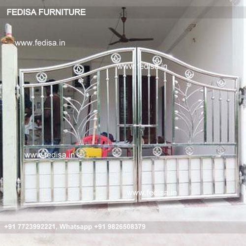 Lohe Ka Gate Simple Modern House With Gate Main Gate Design Single Door