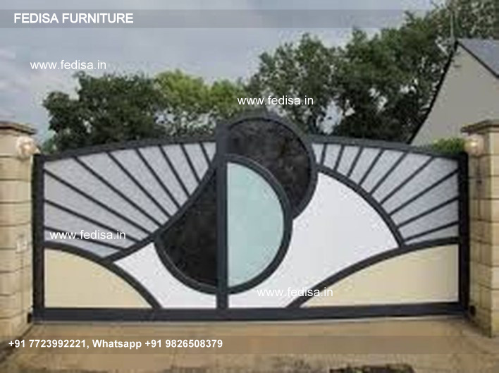 Lohe Ke Gate Ke Design Modern House With Gate Gate Cover Design Pipe
