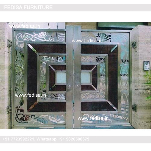 Main Gate Grill Design For Home Modern House With Gate Ss Pipe Gate