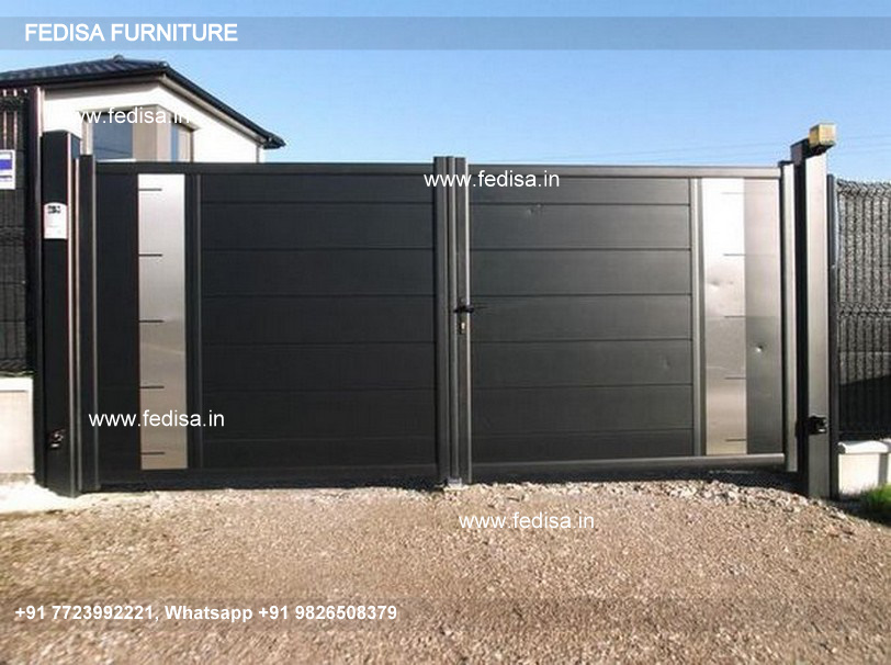 Modern Gate Design 3553 Steel Square Pipe Gate Design Kitchen Front ...