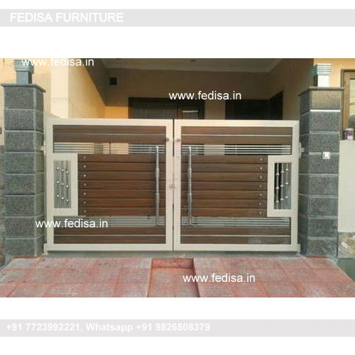 Modern Main Gate Pillar Design Modern Iron Fence Main Gate Pillar