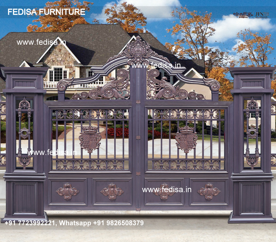 Safety Grill Gate Design For Main Door Modern House With Gate Pallet