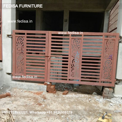 Steel Main Gate Steel Square Pipe Gate Design Steel Gate Design Double