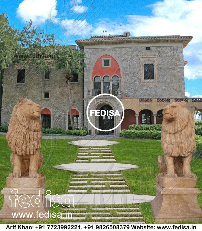 Stone Garden Rabbit Tortoise Sculpture Highland Cow Garden Ornament