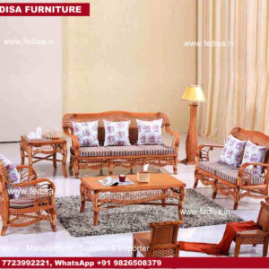 Cane Sofa Set, Cane Dining Set Large Wicker Chairs For Sale