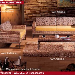 Cane Sofa Set, Cane Wingback Chair Polythene Cane Chair