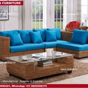 Cane Sofa Set, Cane Occasional Chair Hearth And Hand Wood And Cane Coffee Table