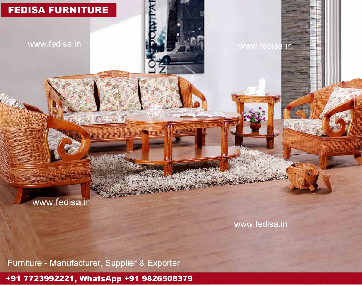 Cane Sofa Set, Cane Wicker Chair Small Wicker Stools