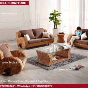 Cane Sofa Set, Red Rose Cane Furniture Metal And Cane Dining Chairs