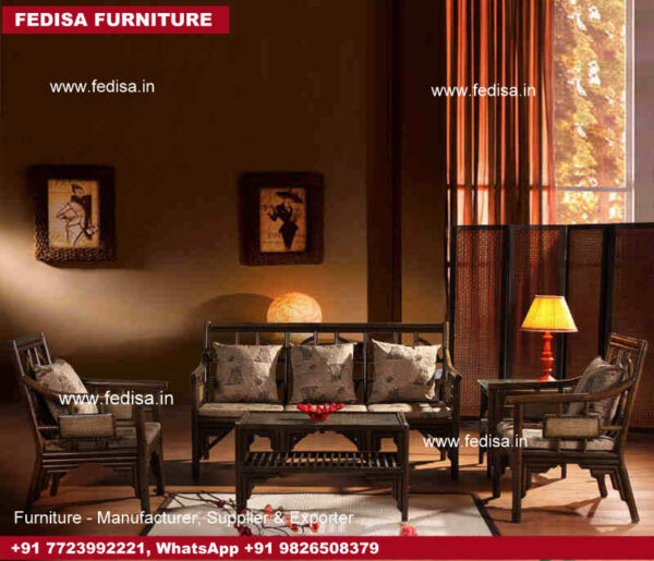 Cane Sofa Set, Angraves Cane Furniture Dining Chair With Rattan Seat