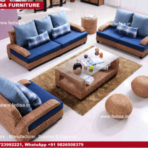 Cane Sofa Set, Modern Cane Dining Chairs Wickerwork Furniture