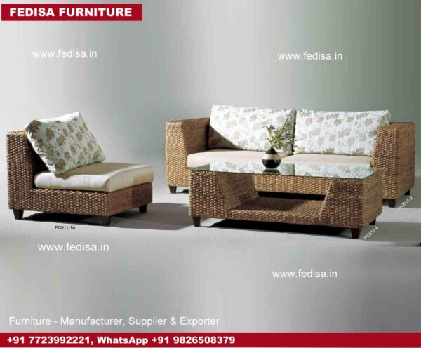 Cane Sofa Set, Cane Entertainment Center Chrome Cane Chair