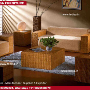 Cane Sofa Set, Cane Centre Table Sugar Cane Chair