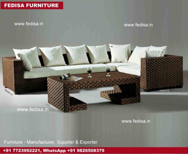 Cane Sofa Set, Cane Dining Bench Armless Cane Chair