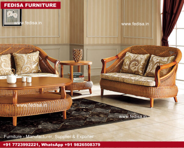 Cane Sofa Set, Office Cane Chair Pine And Cane Furniture