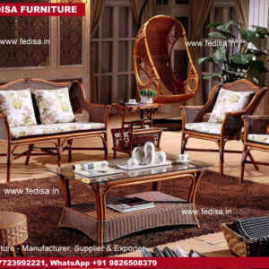 Cane Sofa Set, Cane High Chair Cane Balcony Chairs