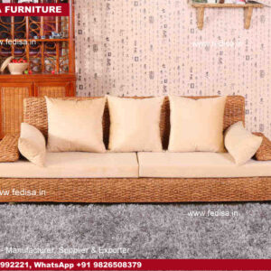 Cane Sofa Set, Vintage Cane Bench Cane Furniture Near Me