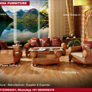 Cane Sofa Set, Chooral Sofa Set Cane Rocking Chair