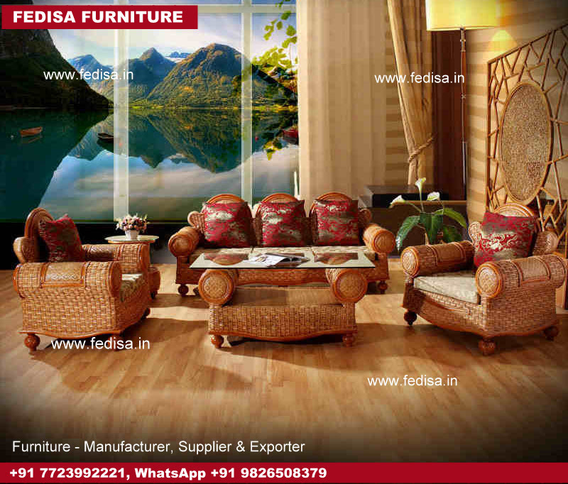 Cane Sofa Set, Chooral Sofa Set Cane Rocking Chair