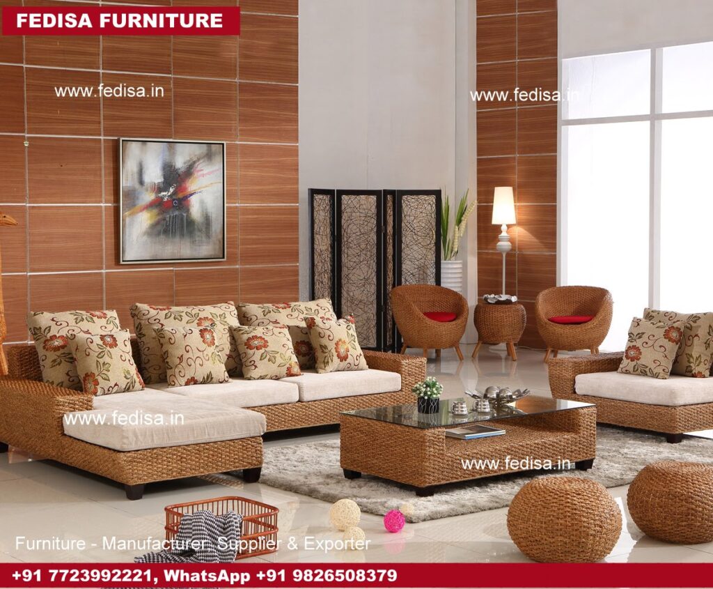 Cane Sofa Set, Cane Apple Sofa Set Cane Shelf