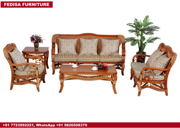 Cane Sofa Set, Woven Cane Wardrobe Cane Lounge Chair