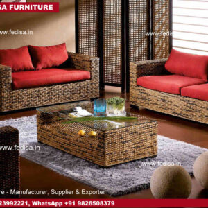 Cane Sofa Set, Cane Patio Set Cane Bookcase