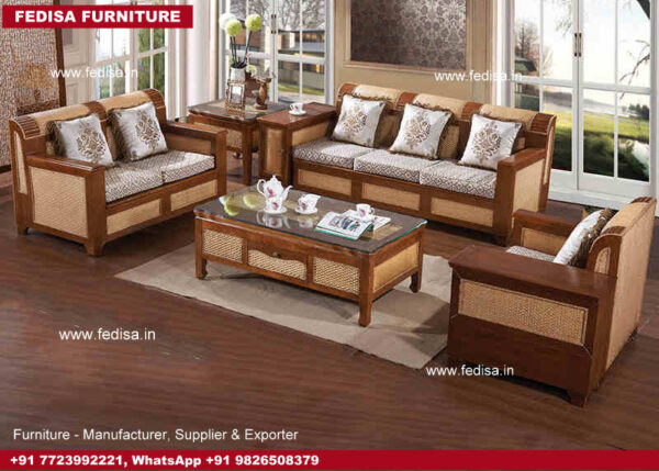 Cane Sofa Set, Cane Upholstered Chair Rattan Cane Furniture