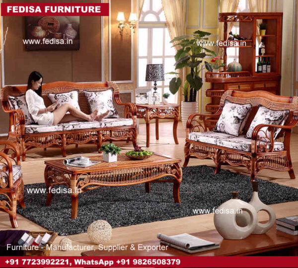 Cane Sofa Set, Cane Furniture Chair Vintage Cane Furniture