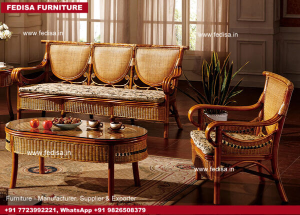 Cane Sofa Set, Chair Caning Prices Cane Peacock Chair