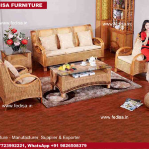 Cane Sofa Set, Cane Wing Chair Cane Bistro Set