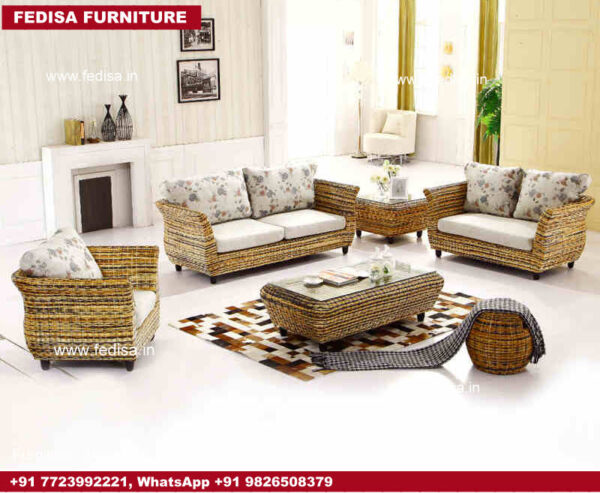 Cane Sofa Set, White Cane Rocking Chair Himalayan Cane Furniture