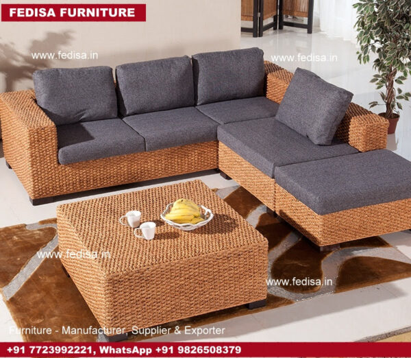 Cane Sofa Set, Cane Woven Furniture Cane Wing Chair