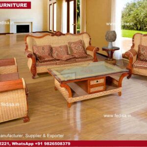 Cane Sofa Set, Rattan And Cane Chair Cane Coffee Table Set