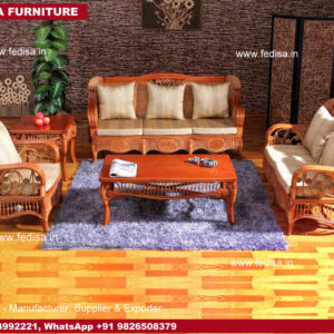 Cane Sofa Set, Wicker Cane Outdoor Furniture White Cane Table