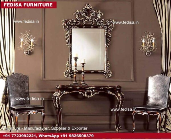 Dressing Table, Mirrored Vanity Table Vanity Table Set