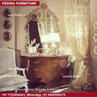 Makeup Vanity With Lights, Mirrored Dressing Table Set Princess Dressing Table