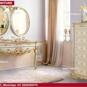 Makeup Vanity With Lights, Antique Vanity Set Small Corner Dressing Table