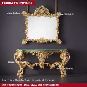 Mirrored Dressing Table, Dressing Table And Chair Set Foldable Dressing Table