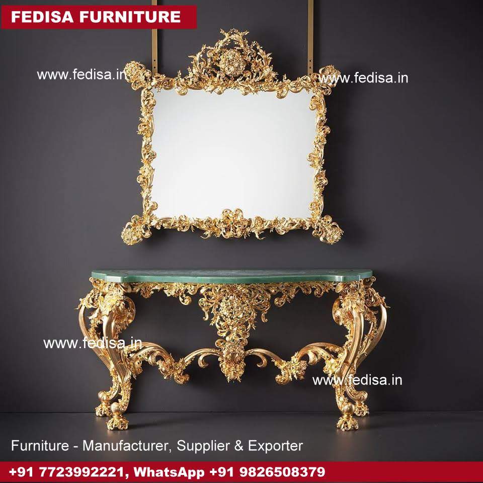 Mirrored Dressing Table, Dressing Table And Chair Set Foldable Dressing Table