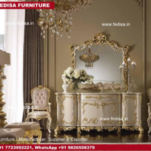 Mirrored Dressing Table, Dressing Table With Study Table Wall Attached Dressing Table