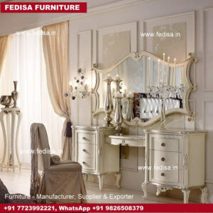 Mirrored Dressing Table, Small Makeup Vanity With Drawers Study Table With Dressing Table